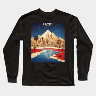 Siwa Oasis Egypt Vintage Travel Tourism Long Sleeve T-Shirt